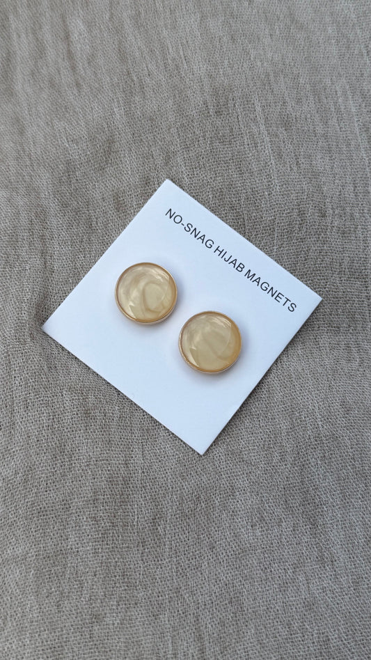 Magnetic pin - Cream